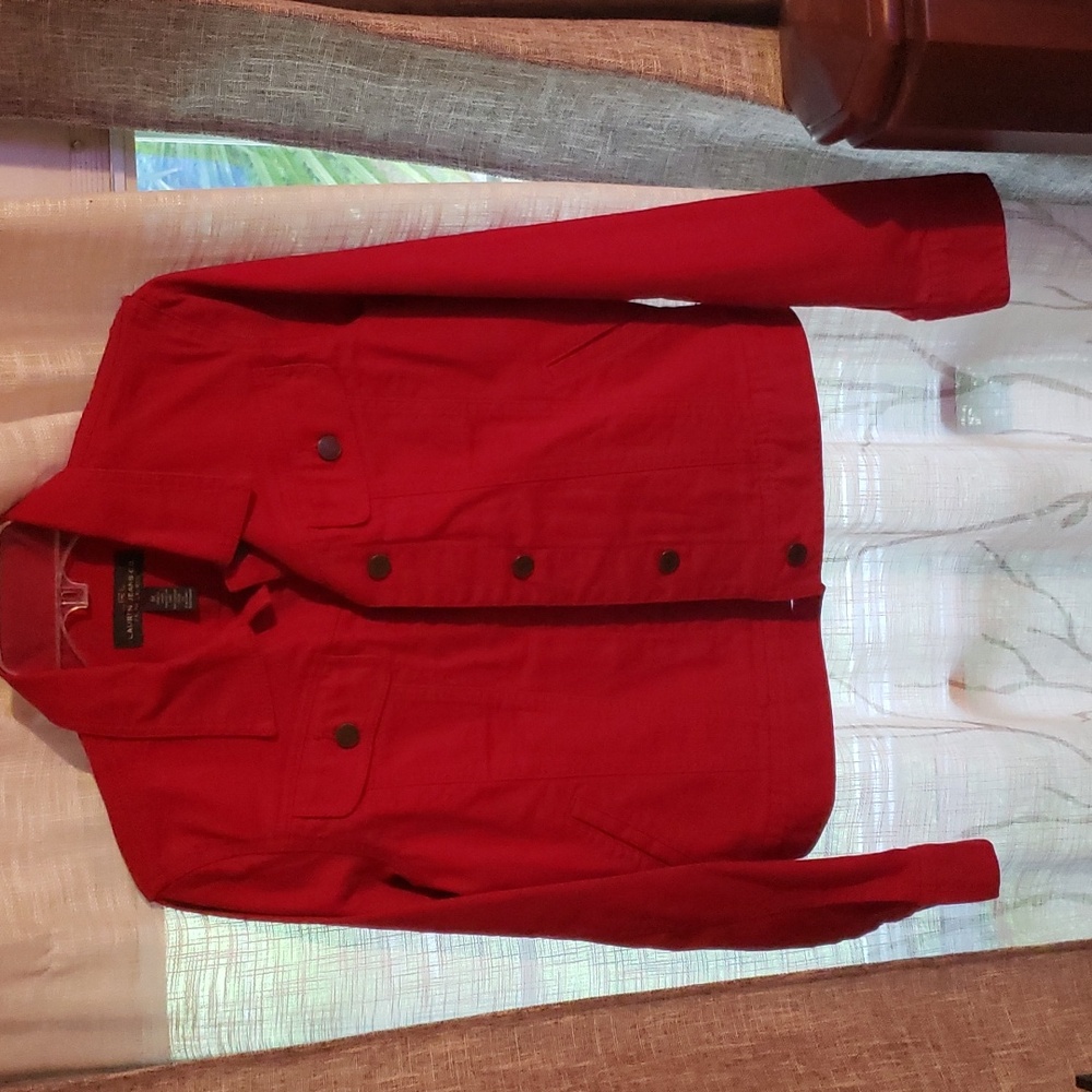 Red Denim Jacket